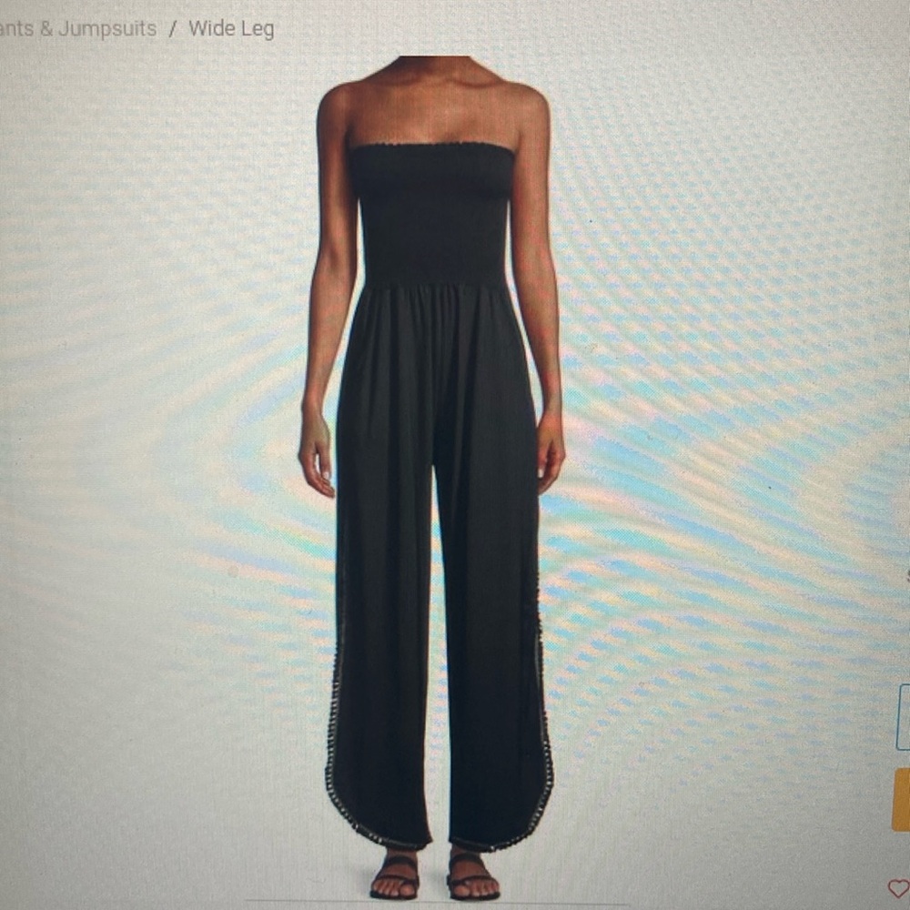 Peixoto Black Harriet Jumpsuit xs